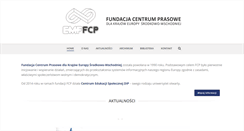 Desktop Screenshot of fcp.edu.pl