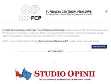 Tablet Screenshot of fcp.edu.pl